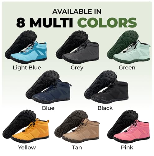 Image of Hike Footwear Vindra Flex Barefoot Winter Boots, Wide Toe Box | Non-slip, size up, promotes natural gait, boosts circulation, lightweight breathable, eases plantar fasciitis pain