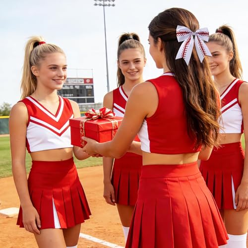 Set de 16 pinzas grandes para cabello de béisbol de 8 pulgadas miniatura 6