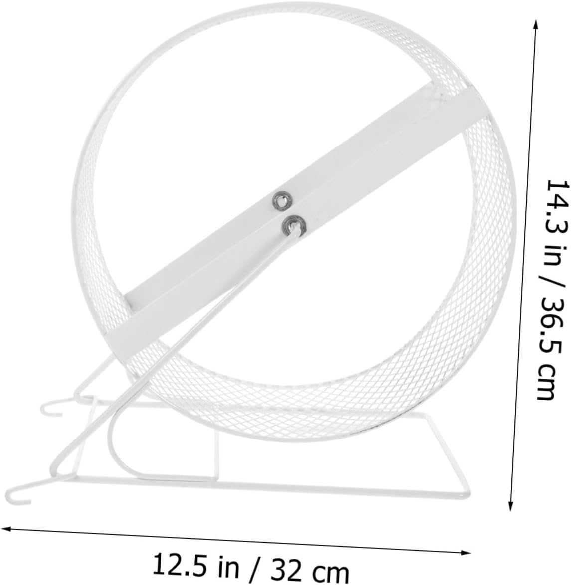 HANABASS Iron Hamster Exercise Wheel Silent Running Wheel Toy for Hedgehogs Hamsters Squirrels Pet Toy