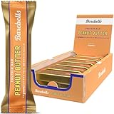 Barebells Protein Bars - 12 Count, 20g High Protein Treats – Sugar Free Chocolate Nutrition Bar, Low Carb – On The Go Breakfast or Post-Workout Snack (Peanut Butter)