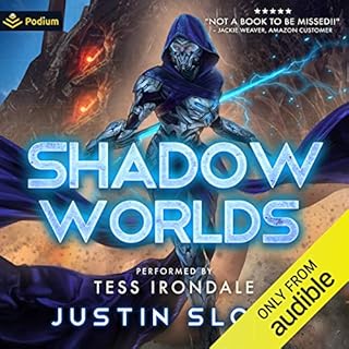 Shadow Worlds Audiolibro Por Justin Sloan arte de portada