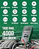TESMEN TMM-569A Digital Multimeter TRMS 4000 Counts Ohmmeter Auto-Ranging Spannungsprüfer mit NCV...