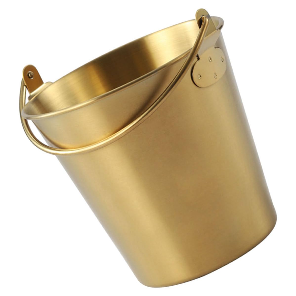 Cubo de acero inoxidable para hielo que mantiene tus bebidas frías sin condensación exterior