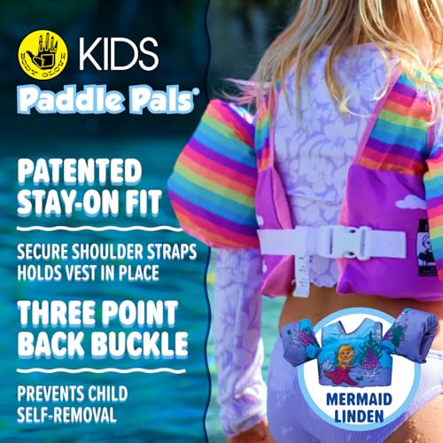 Image of Body Glove Paddle Pals Learn to Swim Life Vest, 33-55 lbs | U.S. Coast Guard approved learn-to-swim aid, Type III child's PFD for recreational boating; perfect for pools, lakes, beaches