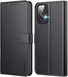 Ganbary Compatible with Samsung Galaxy A53 5G Case, Premium PU Leather Flip Wallet Phone Case Cover [Full Protection] [Card Slots] [Kickstand] for Samsung Galaxy A53 5G, Black