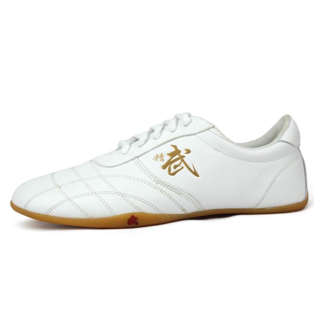 VIBLiSS Damen Tai Chi Schuhe, Leichte Leder Kampfsport Schuhe Indoor Outdoor Karate Taekwondo Traning Schuhe Für Frauen
