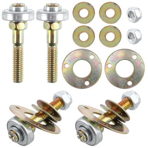 Yardwe Furniture Rocking Chair Bearings Set 4Pcs Heavy-Duty Iron Glider Parts for Smooth Movement and Easy Replacement