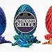 Zobetro 3D Printed Dragon with Surprise Egg, Articulated Crystal Dragon in Egg, Executive Dragon Fidget Desk Toys, Decorative Egg Gifts for Boys Kids Home Decor(Green)