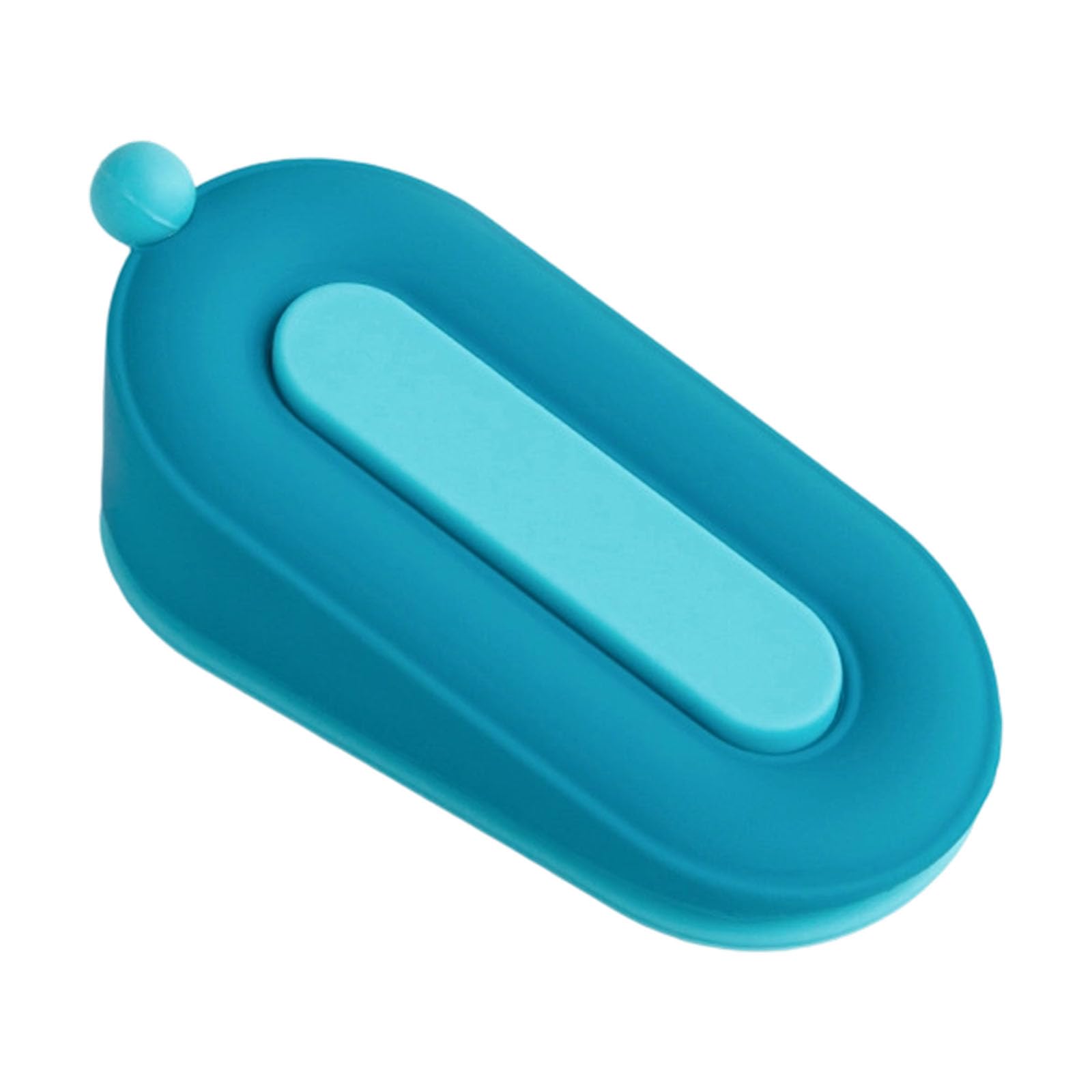Tertioi Blue Easy To Install Quiet Door Holder With Soft Pvc Cushion, Easy To Install And Secure Door Stopper For Rental Family Or Pet Owners