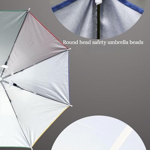 NW 1776 Chapéu de guarda-chuva com proteção UV com viseira de chuva, boné de pesca, chapéu de sombra