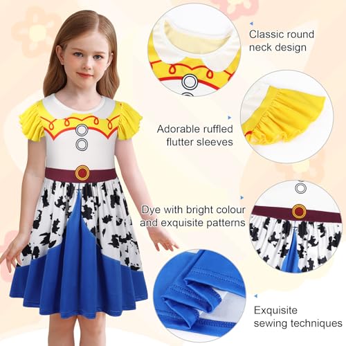Disfraz Cowgirl Princesa para Niñas de 4-5 Años miniatura 4