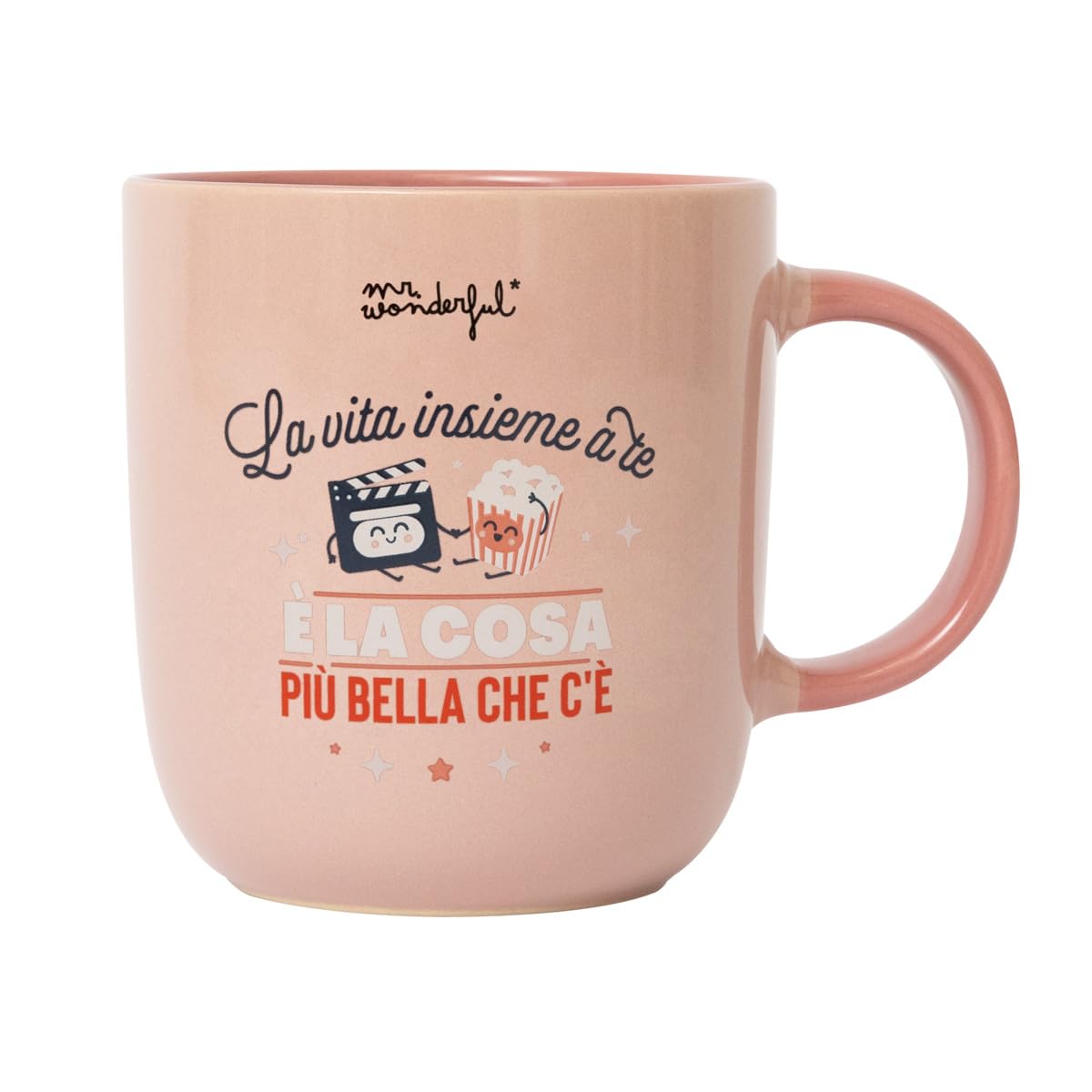 Mr. Wonderful - Mug - Life with You is The Most Beautiful Thing There is - Ceramic Mug with Love Message