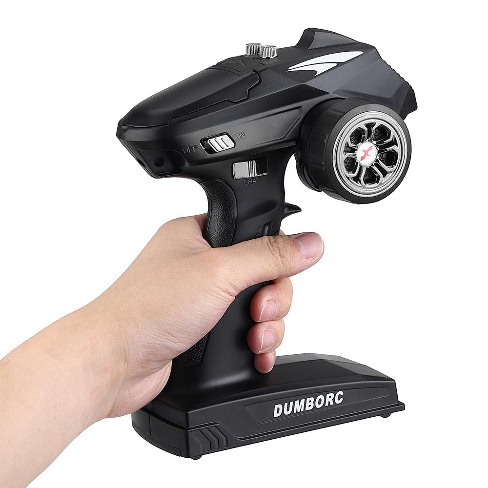 ZEZEFUFU RC DUMBORC-X6 6CH 2.4G RC Controller Trasmettitore Con Ricevitore X6FG per Rc Auto Barca Serbatoio Modello