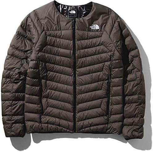 Amazon Co Jp The North Face ノースフェイス サンダーラウンドネックジャケット Ny Ny313 Ny313 ノーカラージャケット ライトダウンジャケット メンズ Xl Brown Wm ファッション