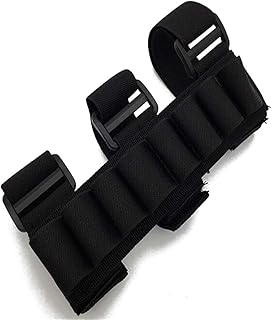 8 Rounds Gun Ammo Storage Shotgun Shell Holder Adjustable Shooters Forearm or Tactical Buttstock Sleeve Magazine Pouch - HWZ
