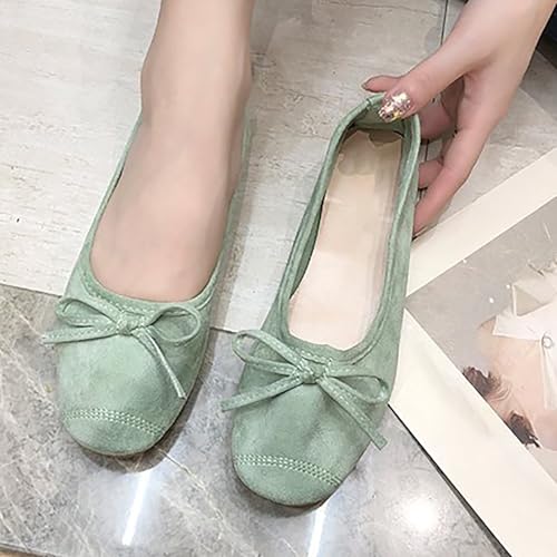 Chaussures de bateau plates et escarpins pointus sans talon - 5