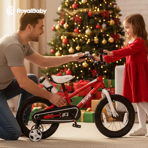 image for RoyalBaby Kids Bike Boys Girls Freestyle BMX Bicycle with Training Whe