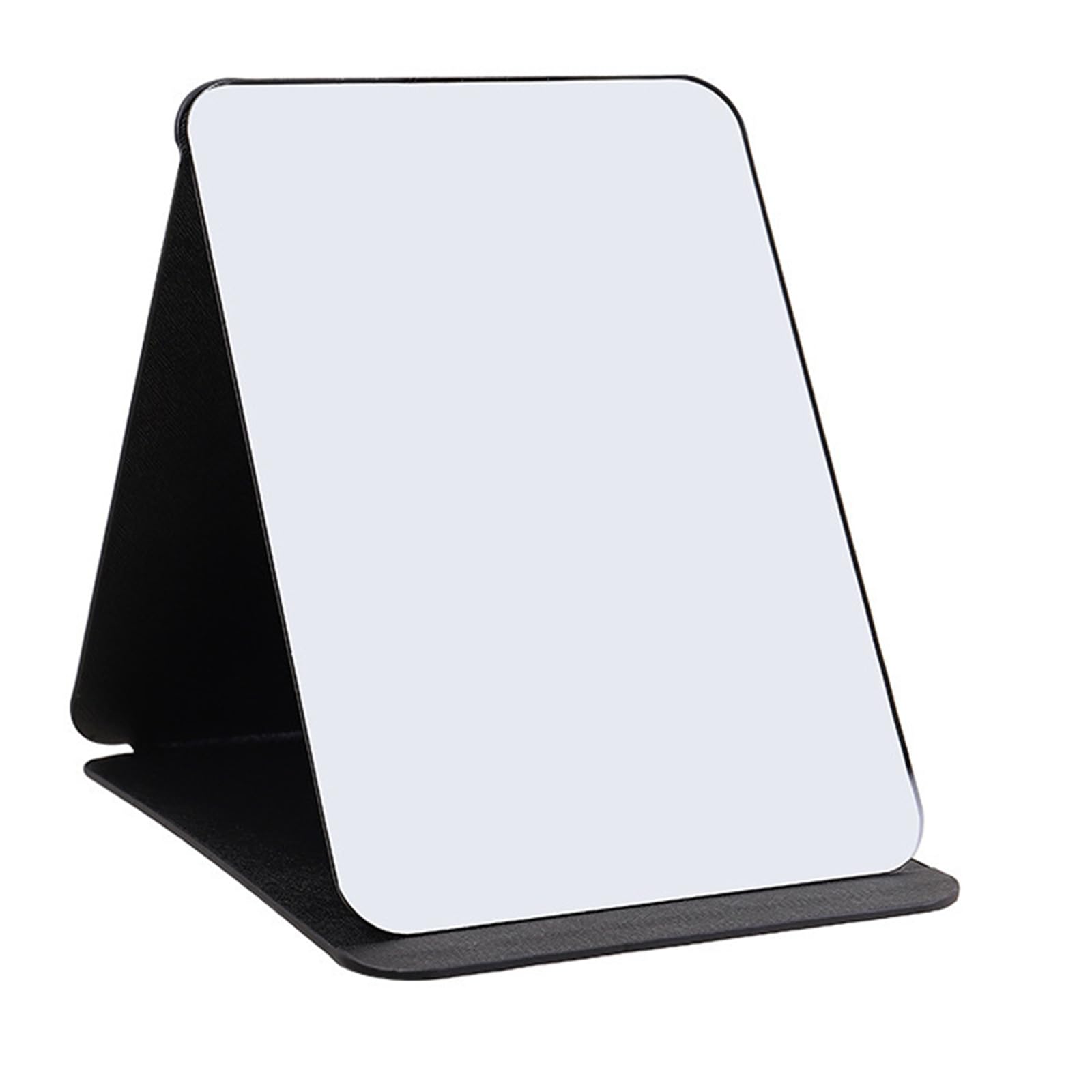 Lerpwige Standing Vanity Mirrored Compact Travel-Friendly 3-Size Foldable For Camping Desktop Students Standing Makeup Cosmetic Foldable For Dormitory