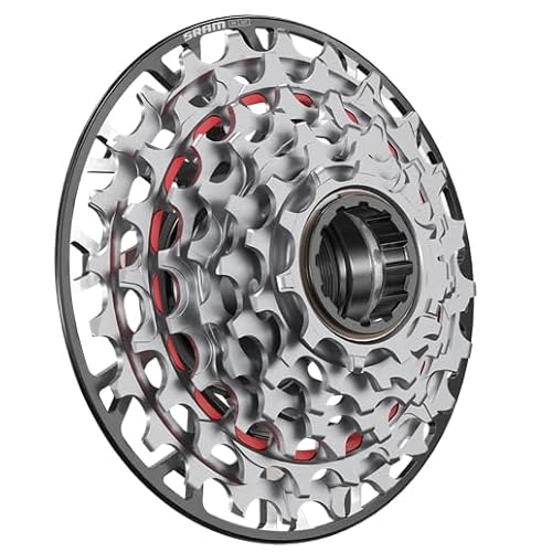 SRAM XX DH Downhill 7-Speed Cassette 10-24t for XD Slim Driver | Heavy-Duty Steel, X-Sync Technology, MTB & DH Performance, Silver