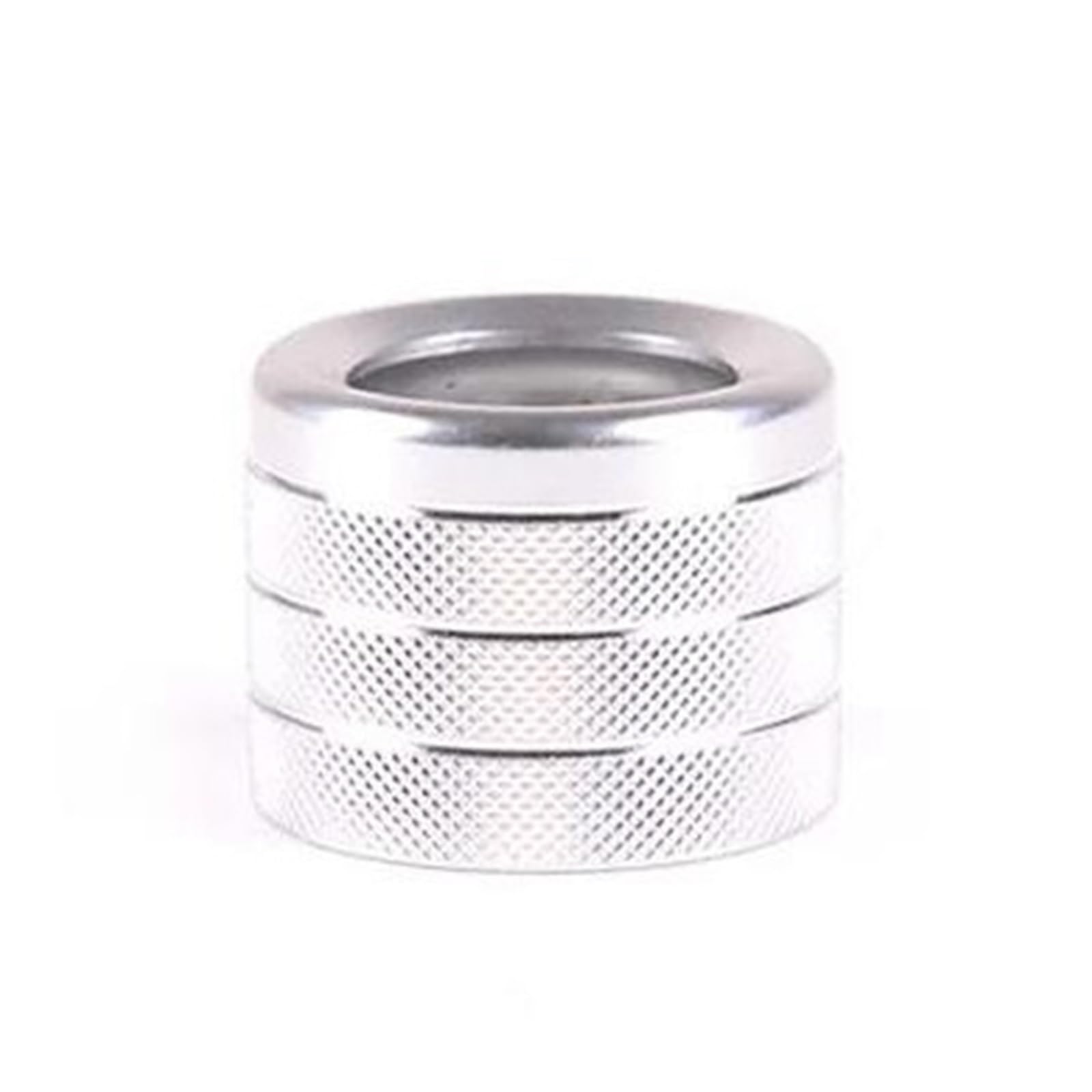 Avvolgimento bracciolo console centrale auto Per H2 2003-2007 Manopola interruttore tergicristallo posteriore per adesivo ad anello Accessori interni auto(D'argento)