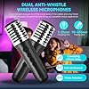 SUPNIU Portable Bluetooth Karaoke Speaker with 2 Wireless Mics, TV Direct Connection, LED Lights, 24H Playtime – Ideal for Home Parties #3