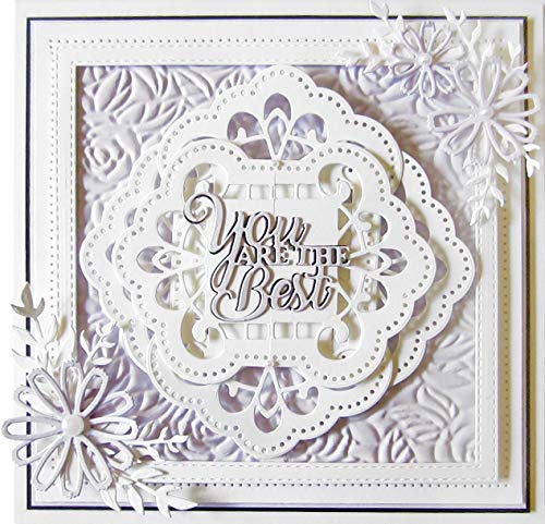 Sue Wilson CED1521 Finishing Touches Collection-Cosmos Flower Die Set, Metal, Largest 5.3 x 5.3 cm, Largest Die 5.3 x 5.3 cm - Image 4