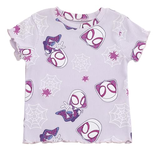 Image of Marvel Spidey and His Amazing Friends Girls' 2-Piece Tee and Bike Shorts Set for Baby & Kids