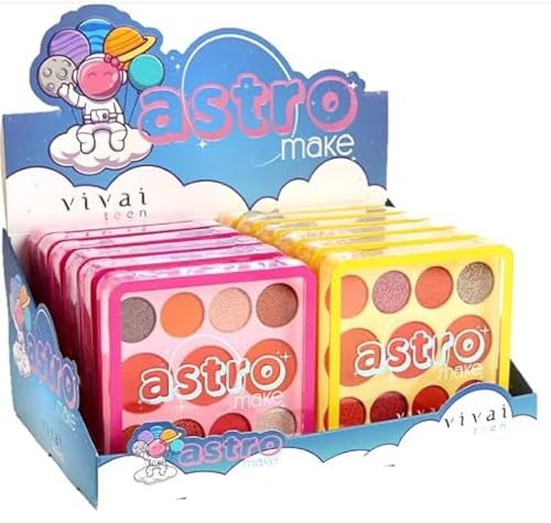 Maquiagem Infantil Kit com Mochila Rosa Unicornio, Paleta de Sombras, Batom, Gloss, Pincéis de Maqui