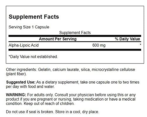 Essential Nutrition, alfa lipoico gnc Marca Swanson (2)