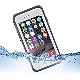 Waterproof Case for iPhone 6/6s [4.7-Inch Version]- ALOFOX Floatable Swimming Case with Float Strap Retail Packaging Gray/White+Transparent
