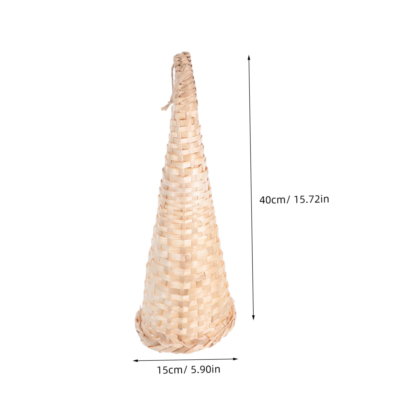 VILLFUL Horn Basket Fall Fall Decorations Thanksgiving Cornucopia Centerpiece Snack Basket Cornucopia Basket Horn Christmas Woven Fruit Baskets Rattan Bread Basket Khaki