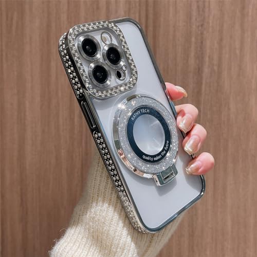 Coque de luxe en strass diamant pour iPhone 14 Pro Max silicone