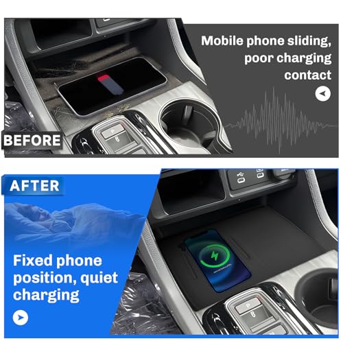 SXCY 3PCS for 2026 Honda Passport Center Console Organizer for 2026 Honda Passport Accessories [Armrest Console Tray+Cupholder+Wireless Charging Mat] 2026+ Passport Console Tray Armrest Insert Box by SXCY - Image 5