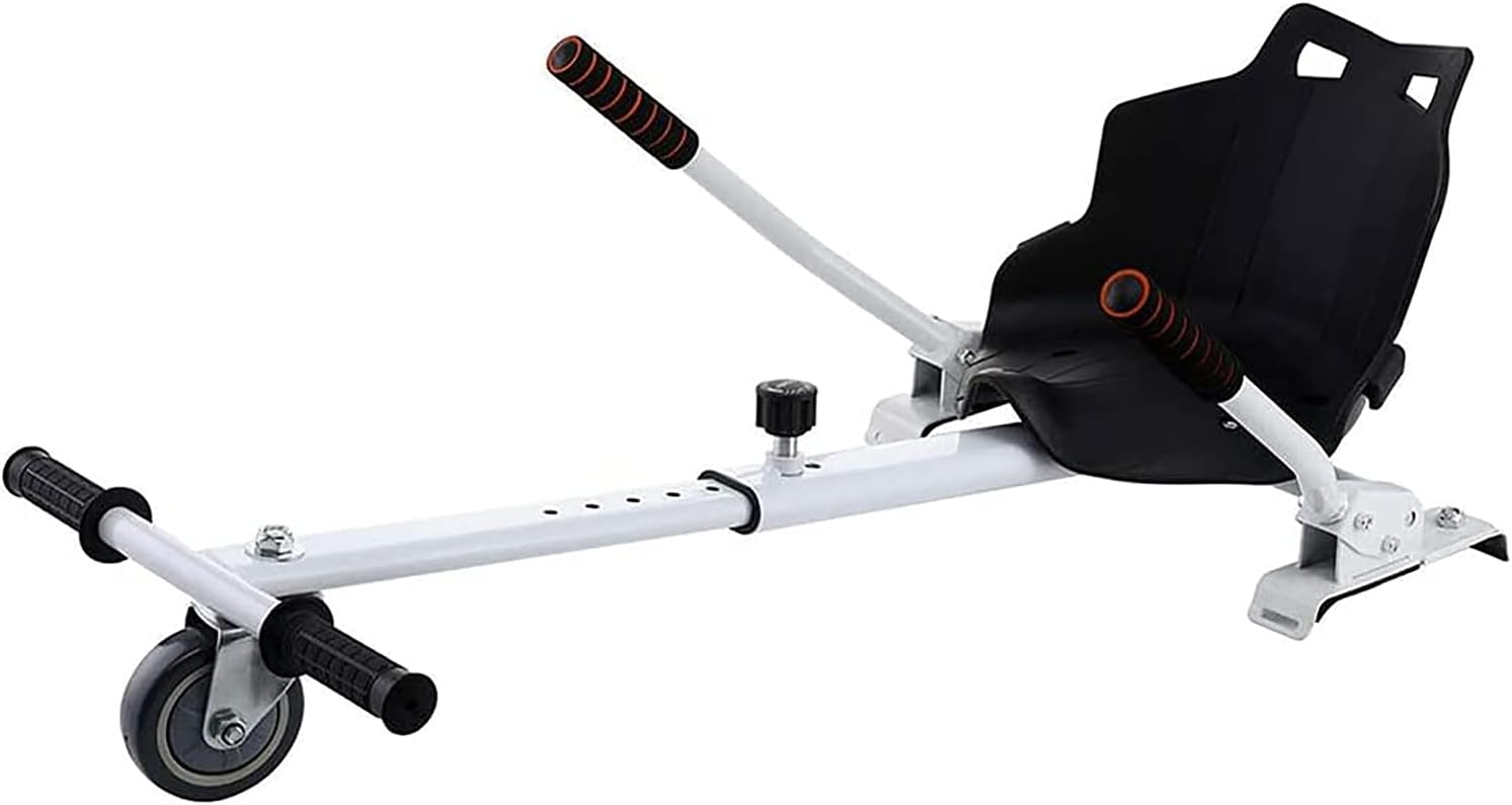 Hoverboard Go Kart Adjustable Hoverkart Seat for Electric Self Balancing Scooters Fit(Reminder: This Product Only Has a Frame, Not a Balance Bike)