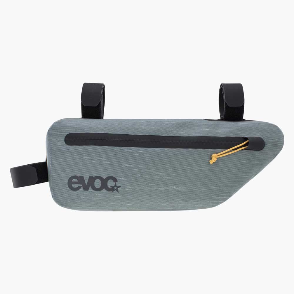 EVOC FRAME PACK M, lekka torba na ramę (idealne akcesorium rowerowe, praktyczna torba na rower górski, torba rowerowa, wymiary: 5,5 x 47 x 15 cm, waga: 220 g, pojemność: 3,5 l), stalowy
