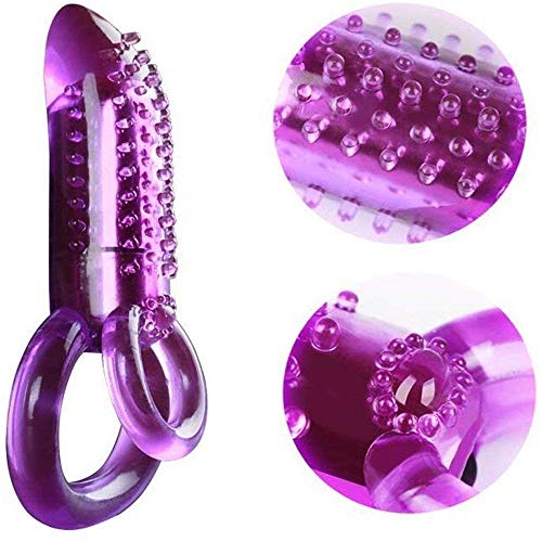 Ruimanda Doble Cerradura De Anillo. Amortiguador De Precisión, Collar Masculino De Vibración Púrpura Roland, Adecuado Para Relajar El Anillo De La Camiseta De Los Hombres Musculares