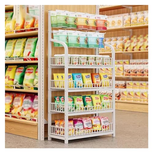 Estantes de exhibición de metal de 4/5...