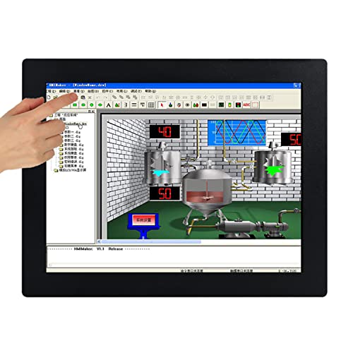 Image of 10.4 Inch Embedded Resistive Touch Industrial All-in-one Computer Win10 (8Gb RAM+512Gb SSD, Core i3-8130U)