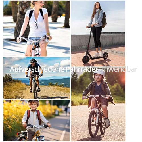 Schwarze MTB Mini-Fahrradklingel – 2024 Neuauflage, 100dB Laute Fahrradklingel für Mountainbikes