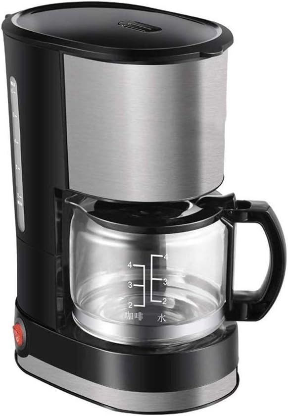 Coffee Machine Household Small Full Semi-Automatic Drip Coffee Maker 1 Person-2 People Drip Coffee Maker (B) (B)