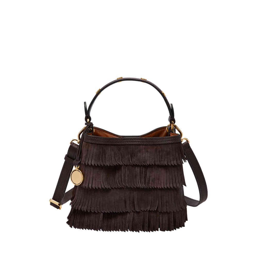 Fossil Jessie Women's Brown Leather Bag, ZB11150203