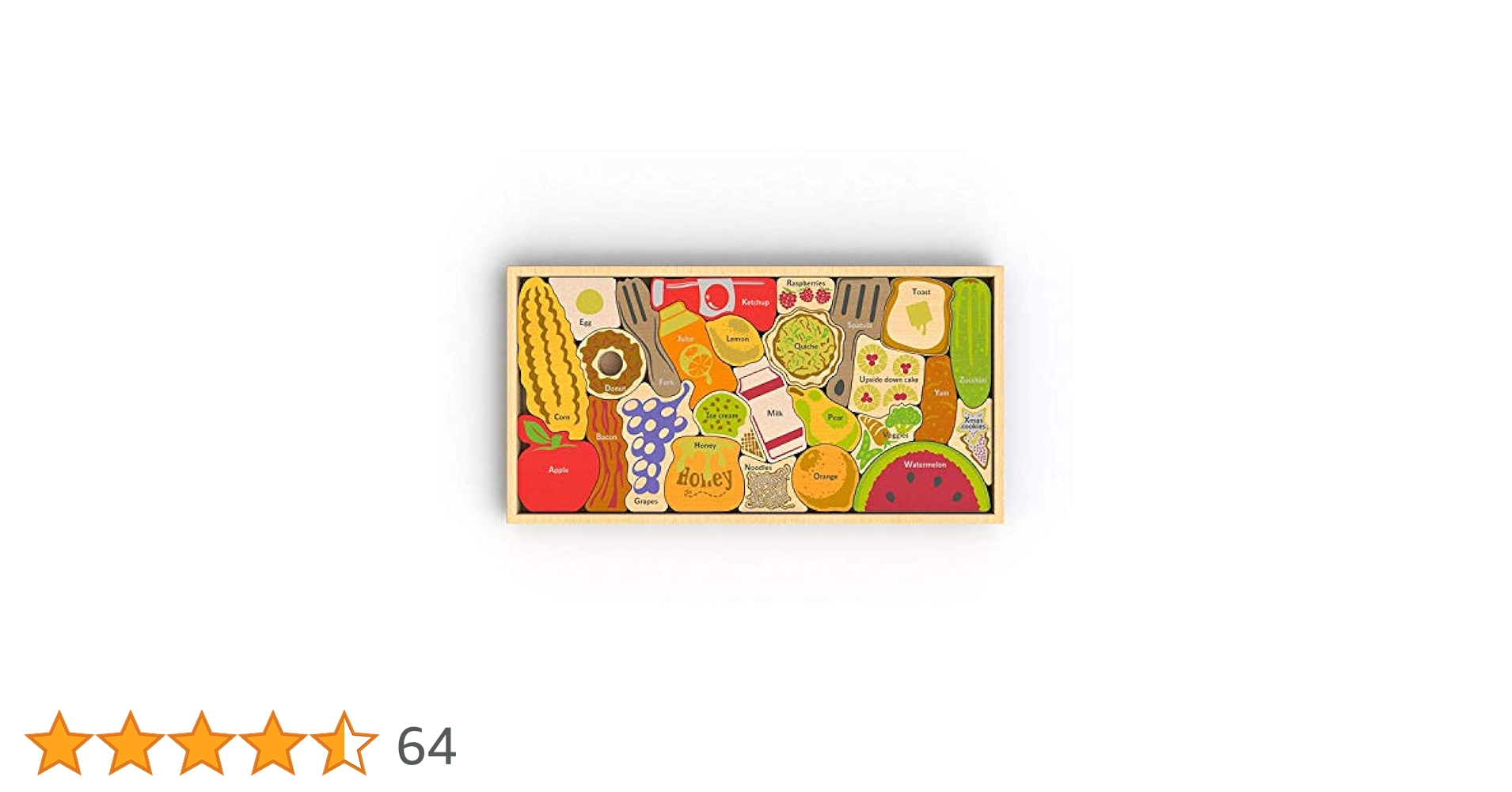 Amazon.co.jp: パズル 木製 知育 フード ごっこ遊び