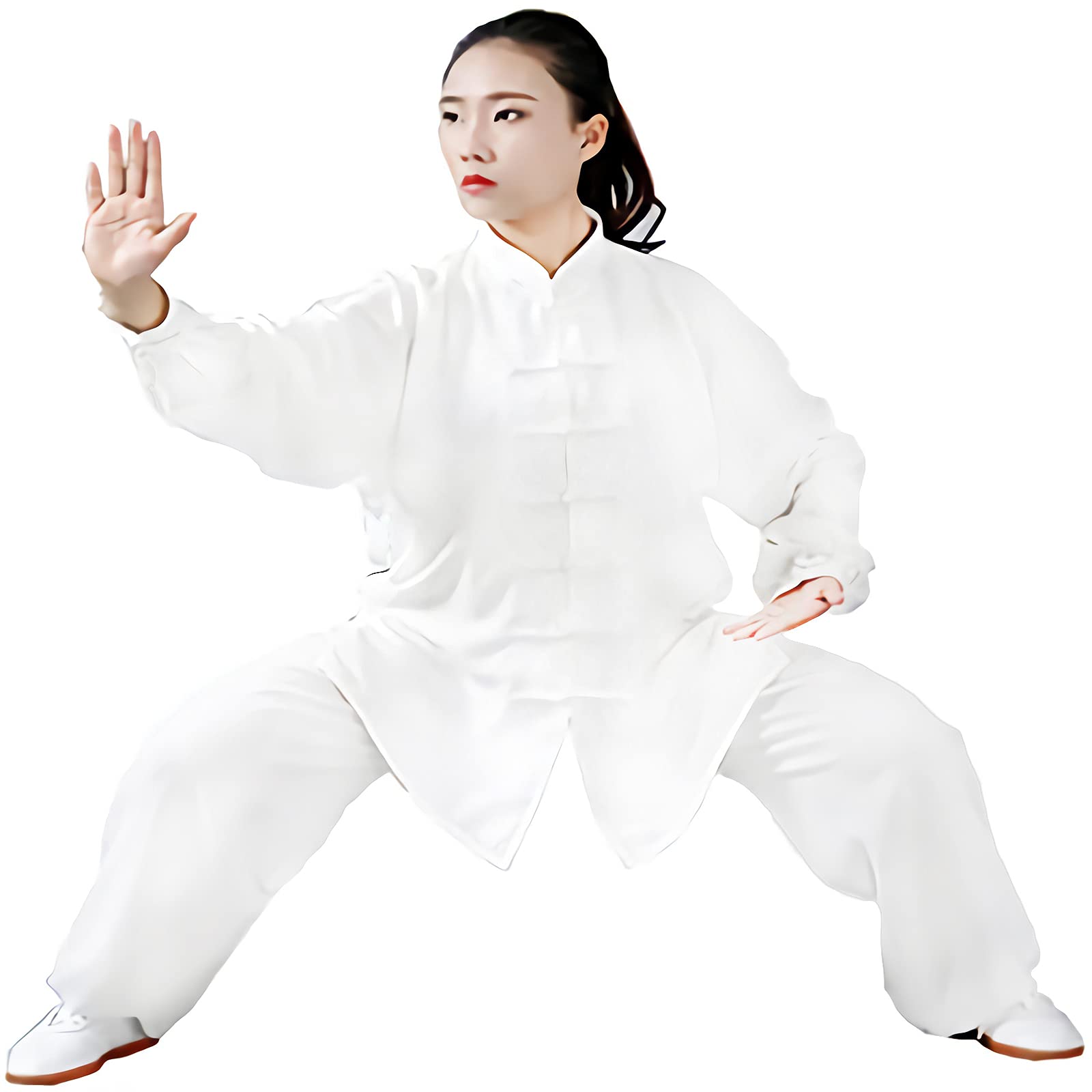 Costume de Qi Gong en coton et lin de qualité supérieure coupe traditionnelle chinoise