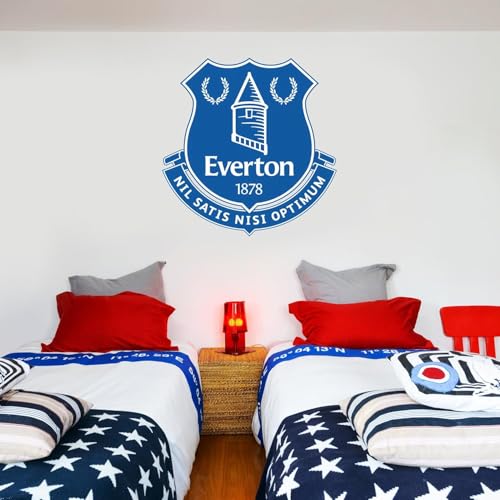 Beautiful Game Everton Football Club Official Crest Wall Mural Sticker (60cm)