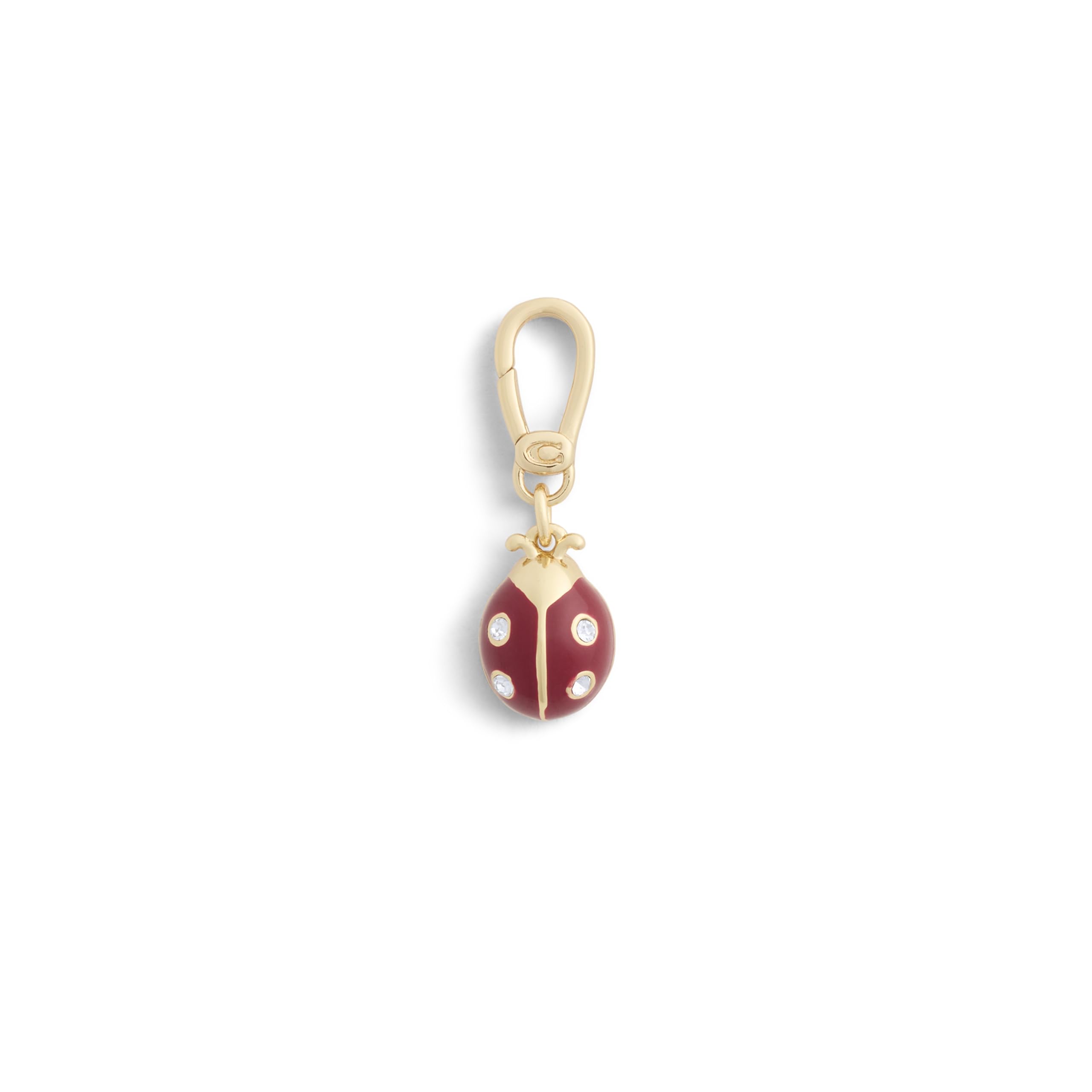 COACH Women's Collectible Signature Jewelry Charm Ladybug Red/Gold One Size