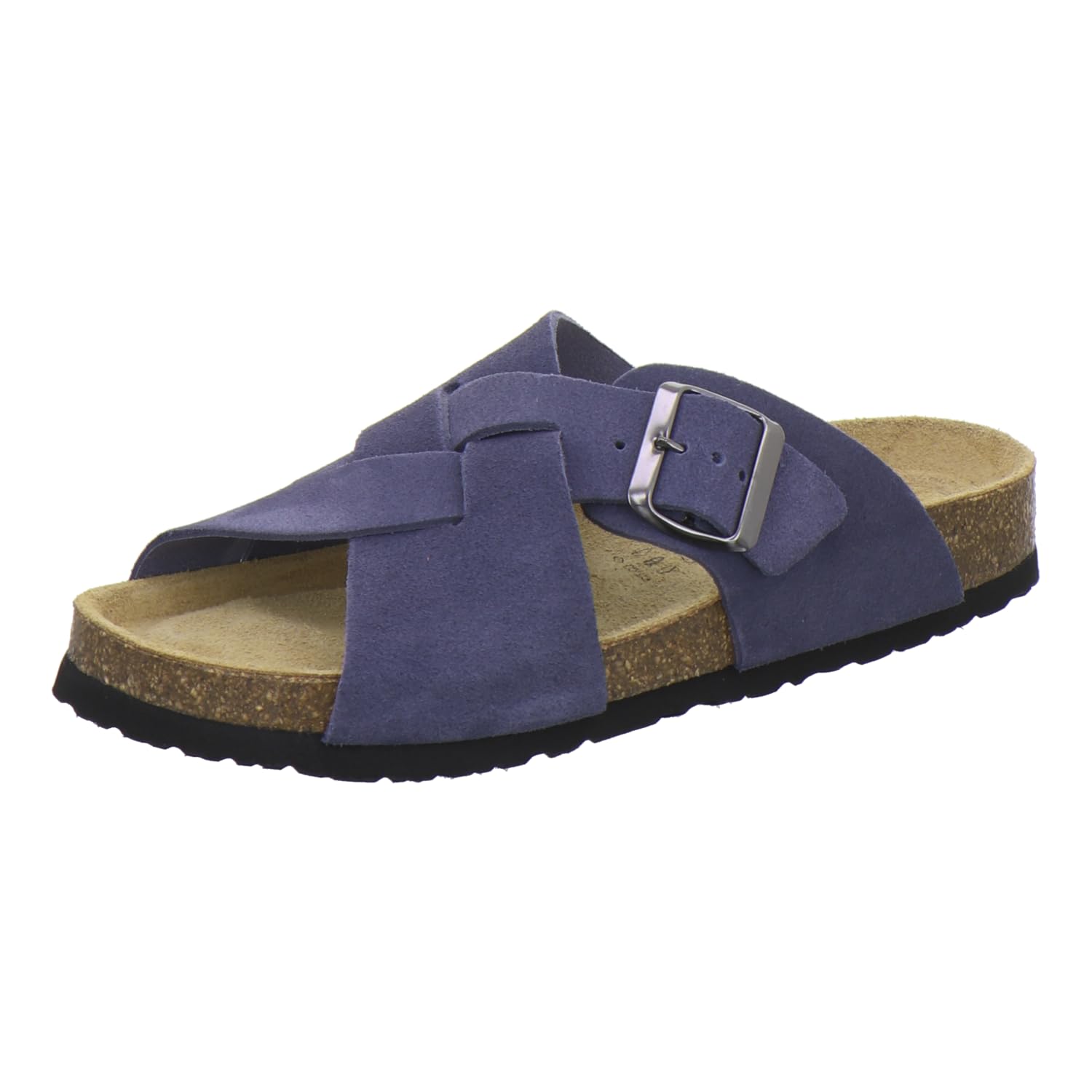 AFS-Schuhe 2141 Sandalias de mujer de piel auténtica, sandalias de verano con hebilla grande, hechas a mano en Alemania