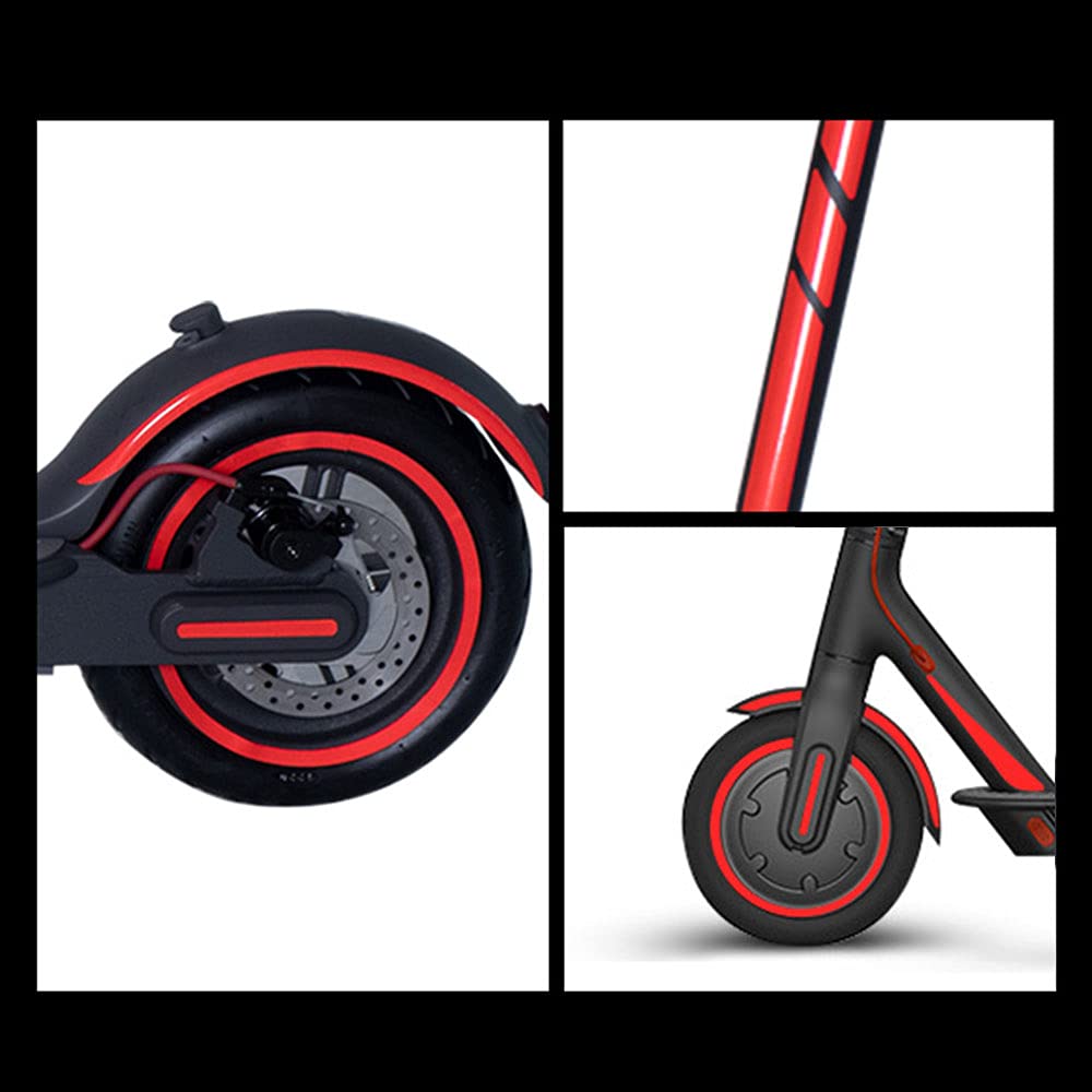 Autocollants Réfléchissants Pour Trottinette électrique M365/M365 Pro/1S – Bleu, Imperméable, 36x28 Cm