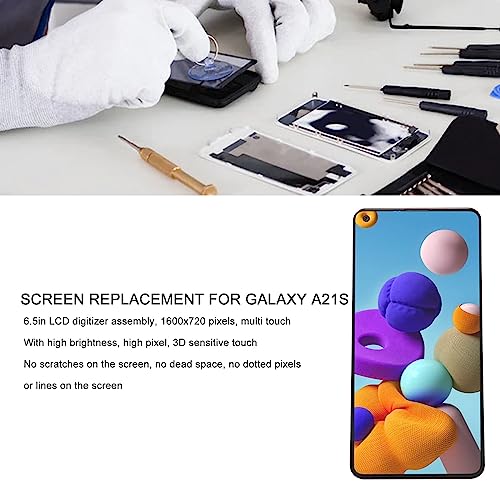 Écran LCD pour A21s A217 avec châssis kit outils de réparation pour smartphone Samsung - 2