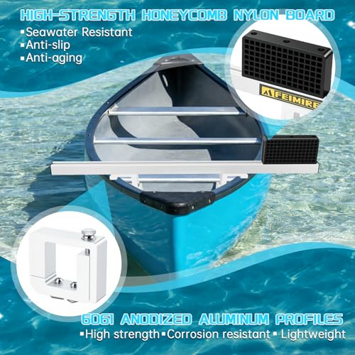 FEIMIRE Canoe Trolling Motor Mount Bracket & Fishing Accessories Mount Platform for Canoe (Single Bracket(C-Type Fixtures Installation)) by FEIMIRE - Used condition - Image 5