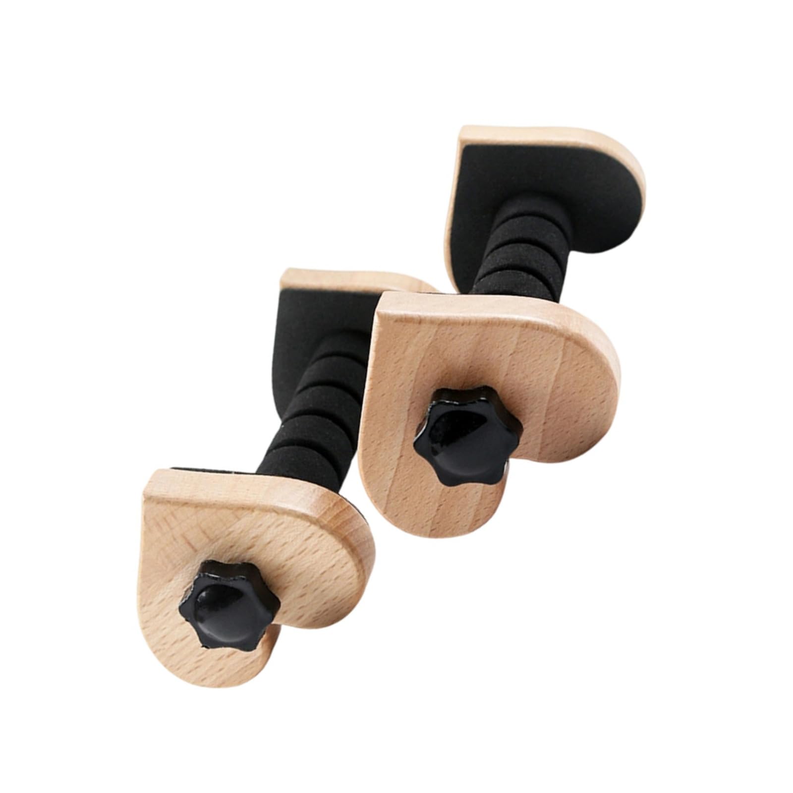 Piceioep Handcrafted Walnuts Beech Wood Guitar Holder Unique Heart Shape Guitar Stand for Home Display Stage Heart Shape Stand